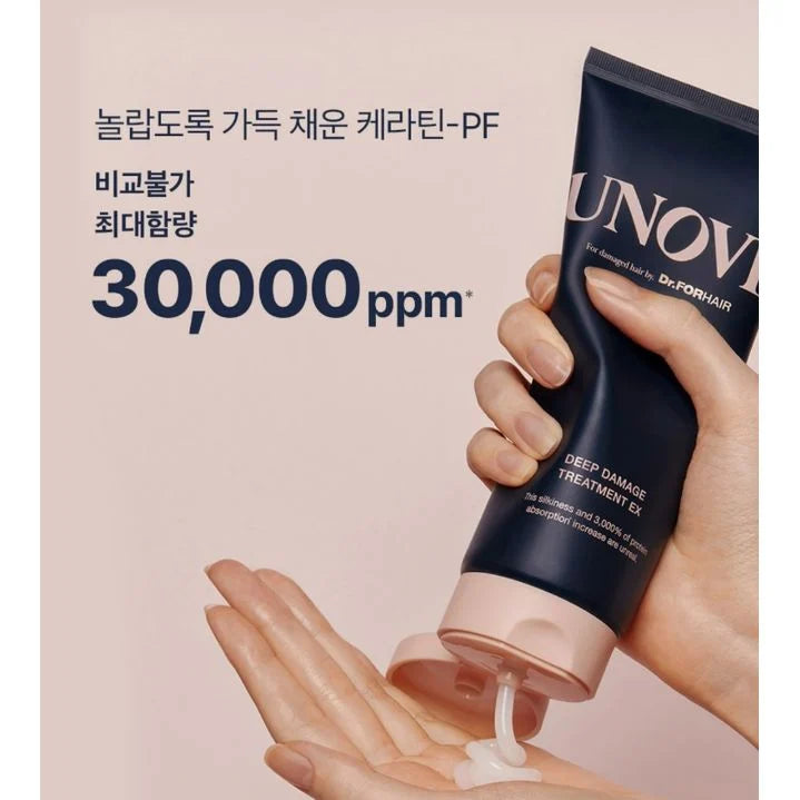 UNOVE Deep Damage Treatment EX (320ml+320ml+Freeze Calming Conditioner 30ml)