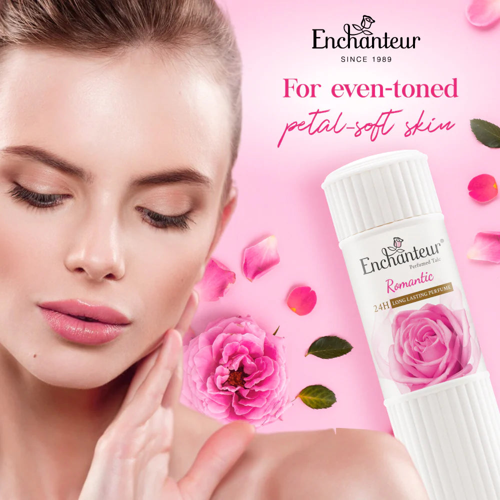 Enchanteur Fragrance Body Powder (Romantic Floral Fragrance) 125g