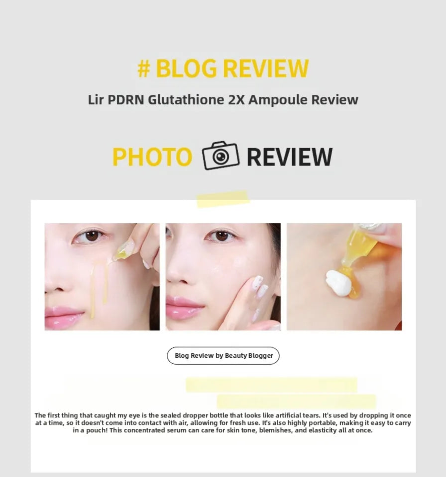 Rire PDRN Glutathione 2X Ampoule 1ml X 10ea