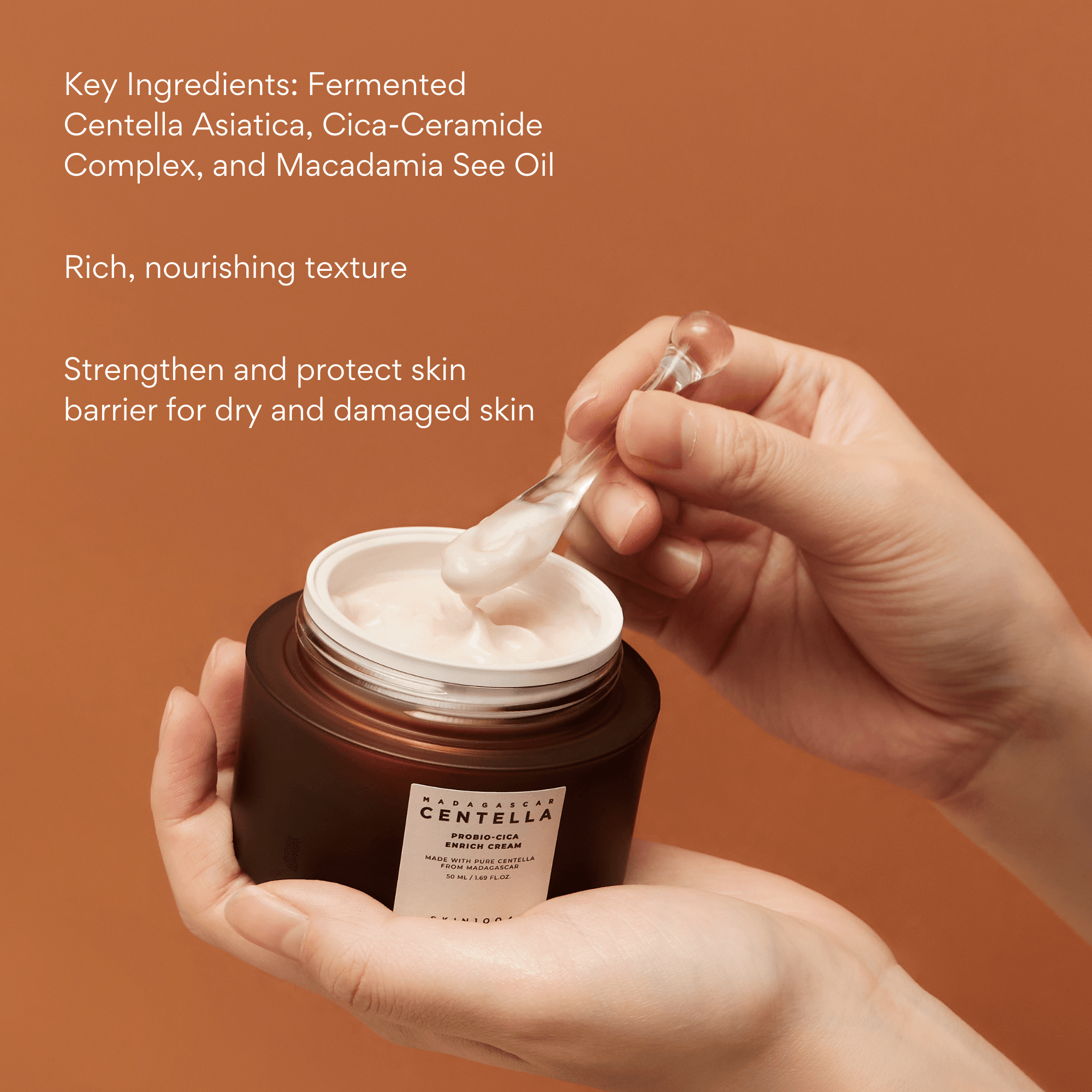 SKIN1004 韓國 積雪草益生菌高保濕緊緻面霜 50ml