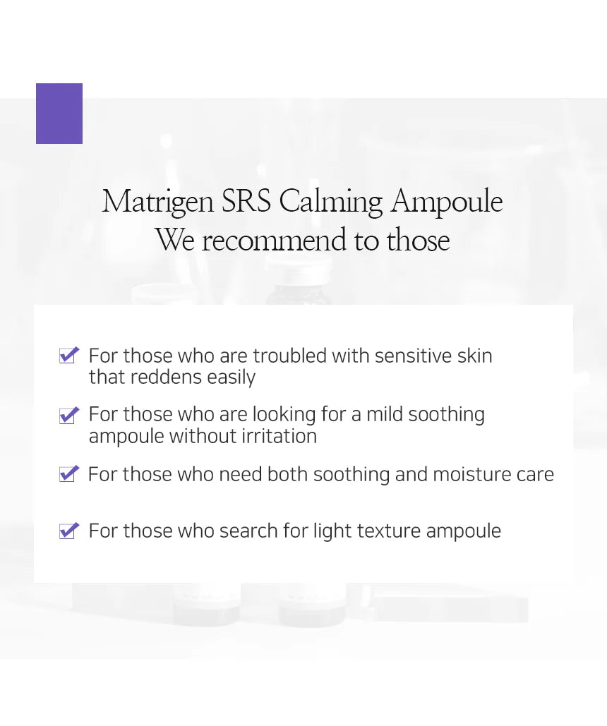 Matrigen SRS Calming Ampoule 10ml x 12