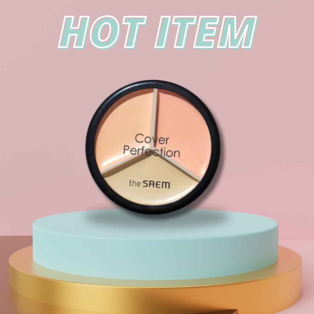 The Saem Cover Perfection Triple Pot Concealer 4.5g