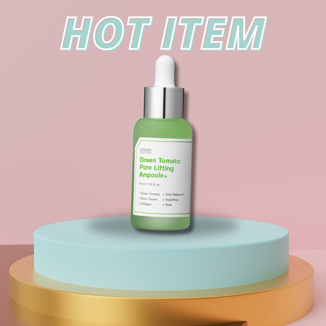 SUNGBOON EDITOR Green Tomato Pore Firming Essence 30ml + 30ml