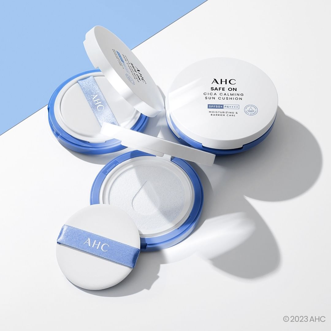 AHC Safe On CICA Calming Sun Cushion SPF 50+ PA++++ 25g