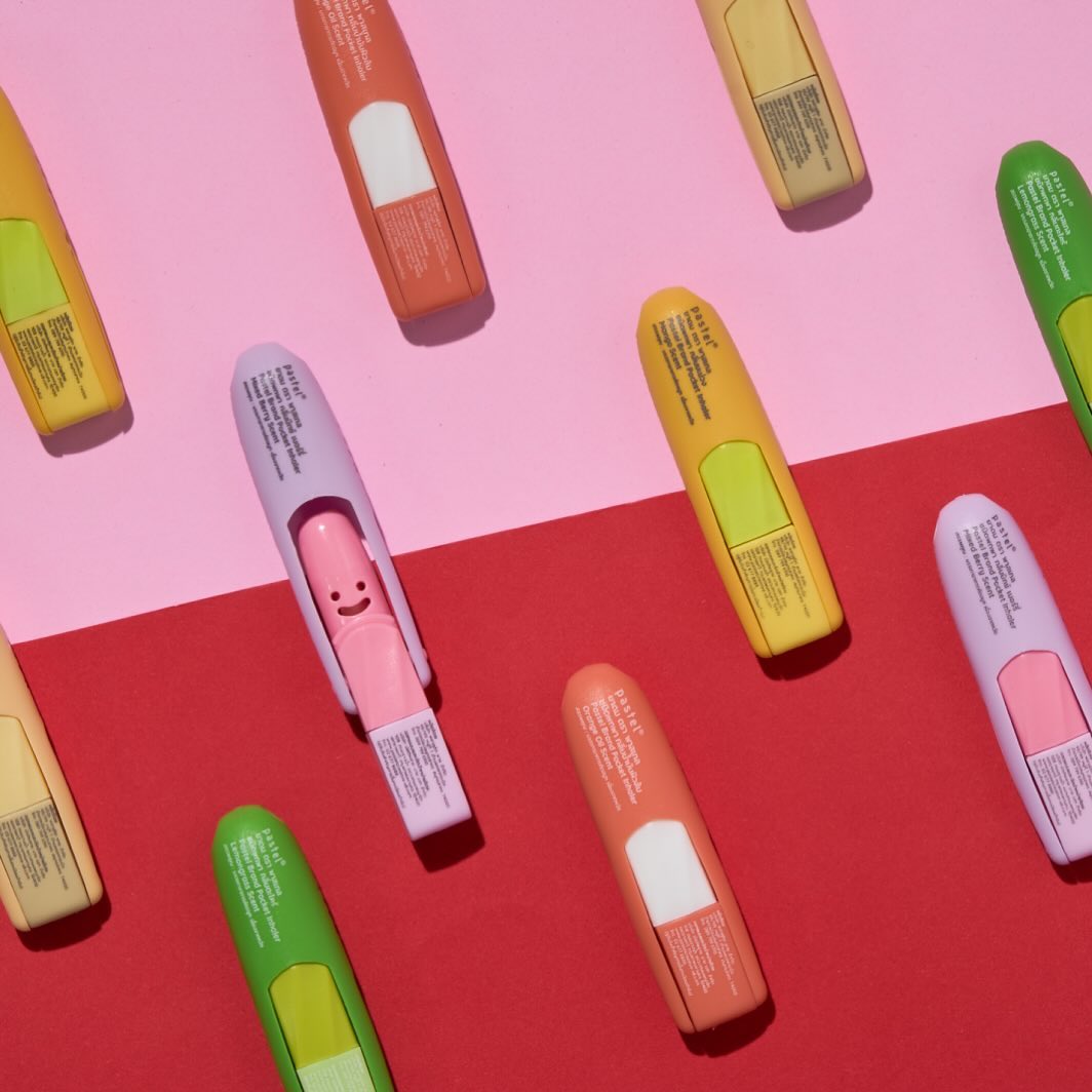 Pastel Pocket Inhaler for Aromatherapy Relief of Nasal Congestion (Free lanyard) 1ea