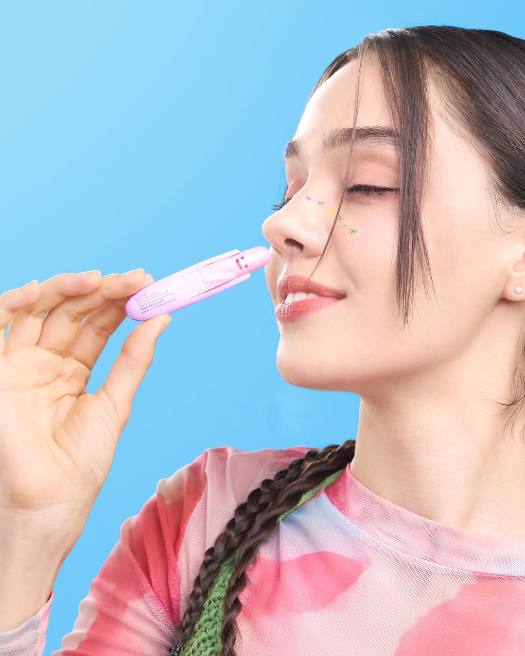 Pastel Pocket Inhaler for Aromatherapy Relief of Nasal Congestion (Free lanyard) 1ea