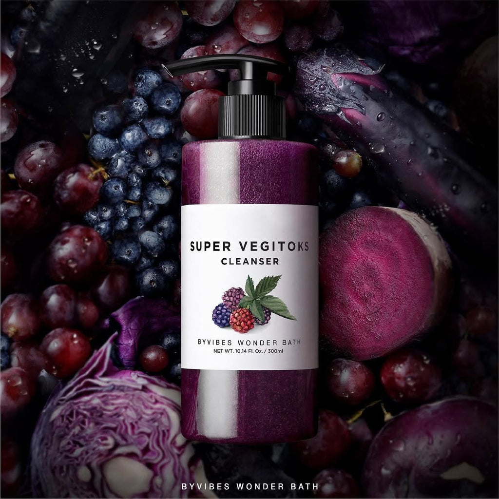 Wonder Bath Super Vegitoks Grapefruit Foam Deep Cleanser 300ml