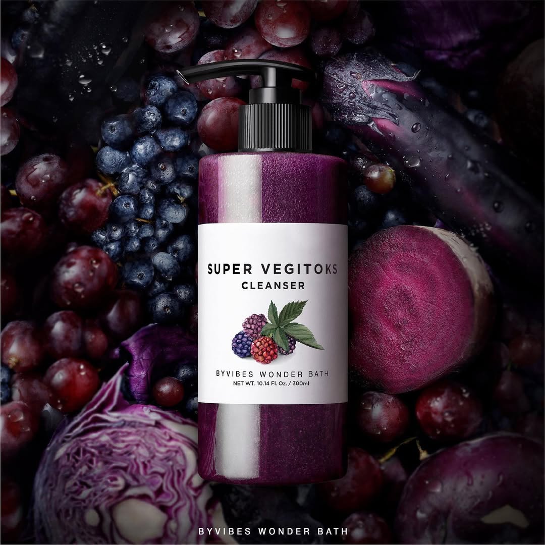 Wonder Bath Cranberry Super Vegitoks Cleanser (Anti-Wrinkle) 300ml