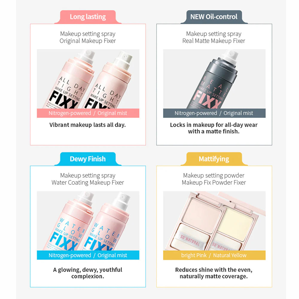 So Natural All Day Tight Make Up Setting Fixer 75ml