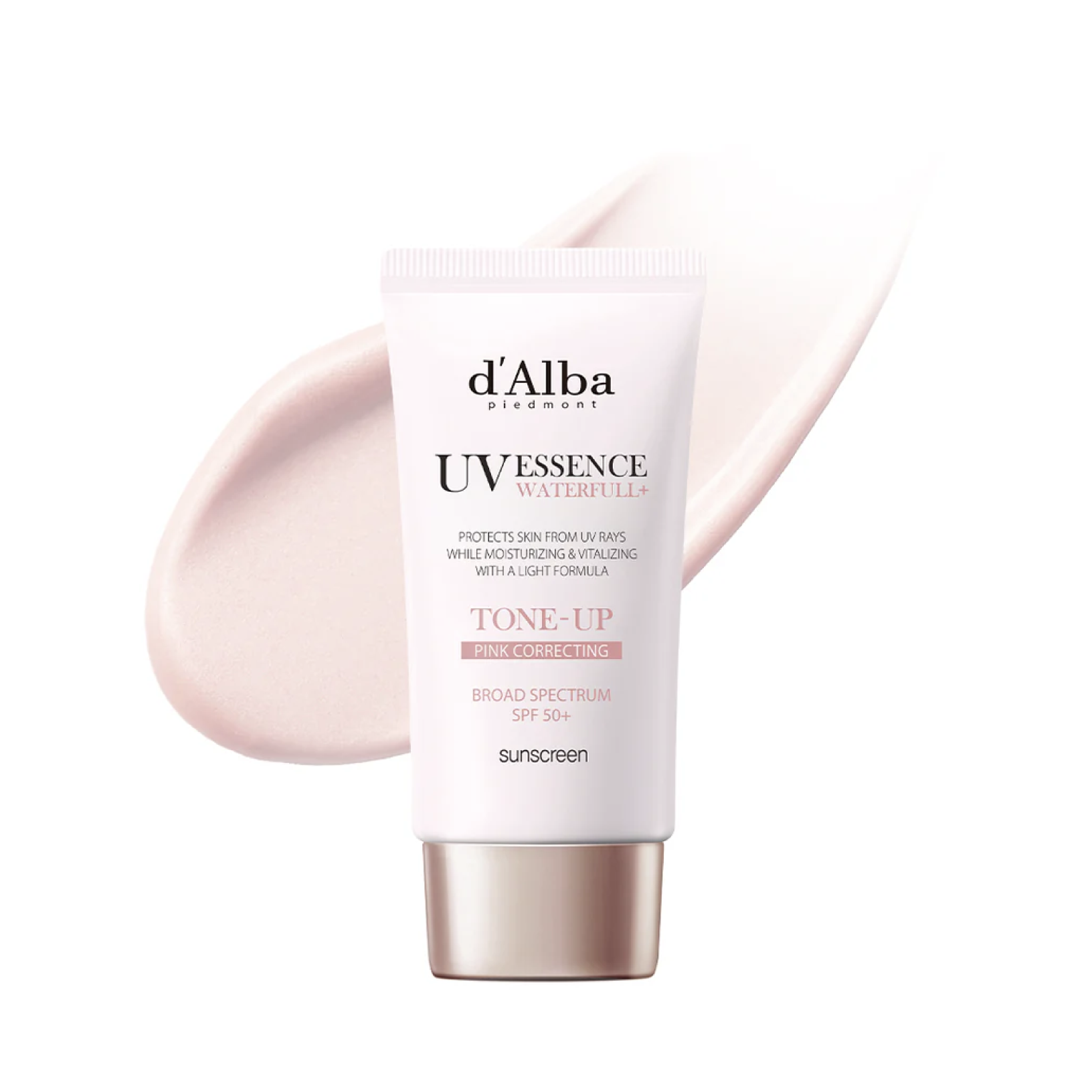 D'Alba UV Essence Waterfull Tone-up Sun Cream (PINK) 50ml