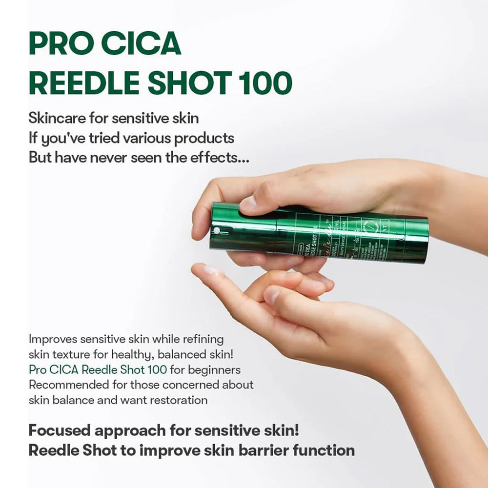 VT Cosmetics 100 Pro CICA Reedle Shot Stick Pouch 10 packs / box