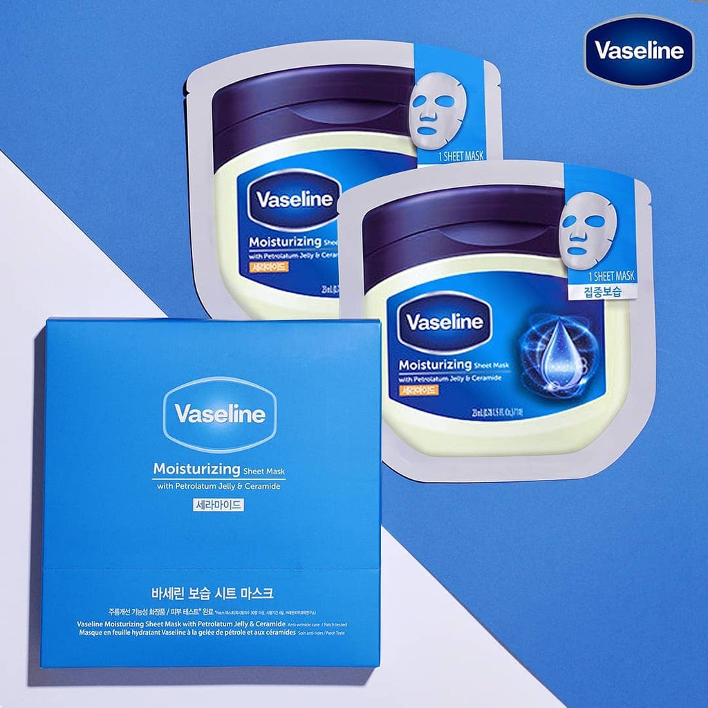 Vaseline Moisturizing Sheet Mask Pack 10ea