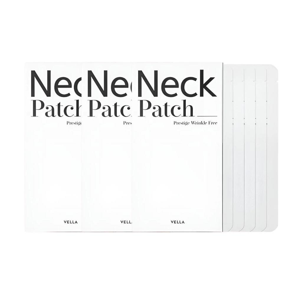 Vella 韓國 升級版青春緊緻無痕 深層美白撫紋熨斗頸膜 5片