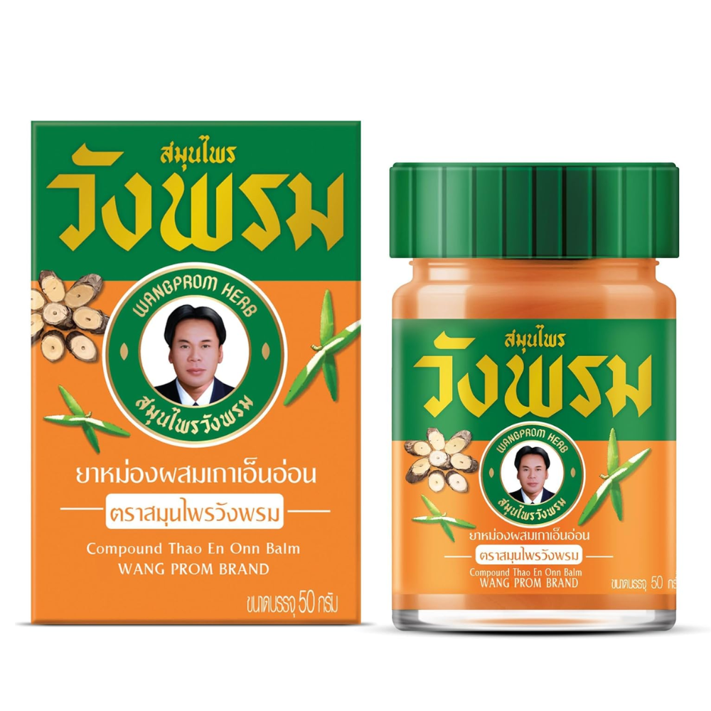 WANG PROM Thai Herbal Massage Balm 50g (Total 6ea)