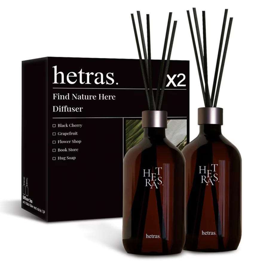 Hetras Premium Diffuser (Book Store) 500ml x 2