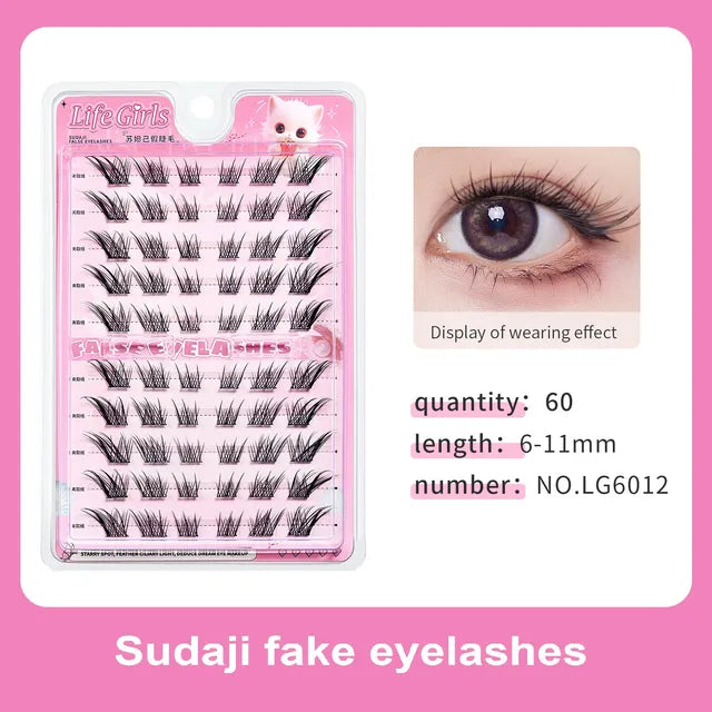 LuxeFlutter Faux cils sans colle en lot (Modèles variés)