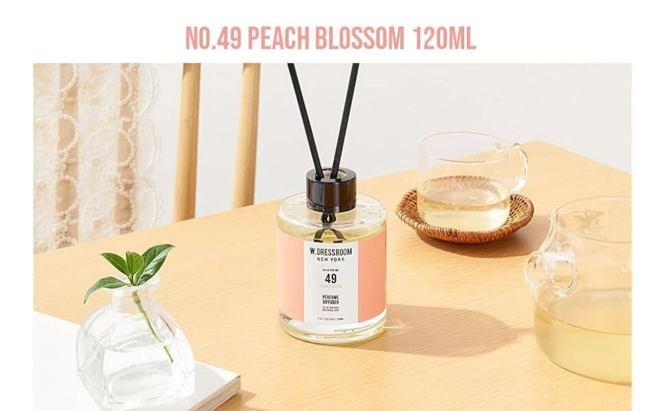 W.Dressroom 韓國 室內藤條香薰擴香器 (No.49 蜜桃香) 120ml