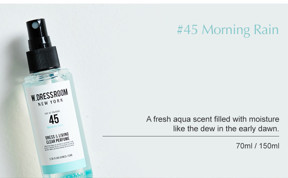 W.DRESSROOM Dress & Living Clear Perfume (No. 45 Morning Rain) 70ml