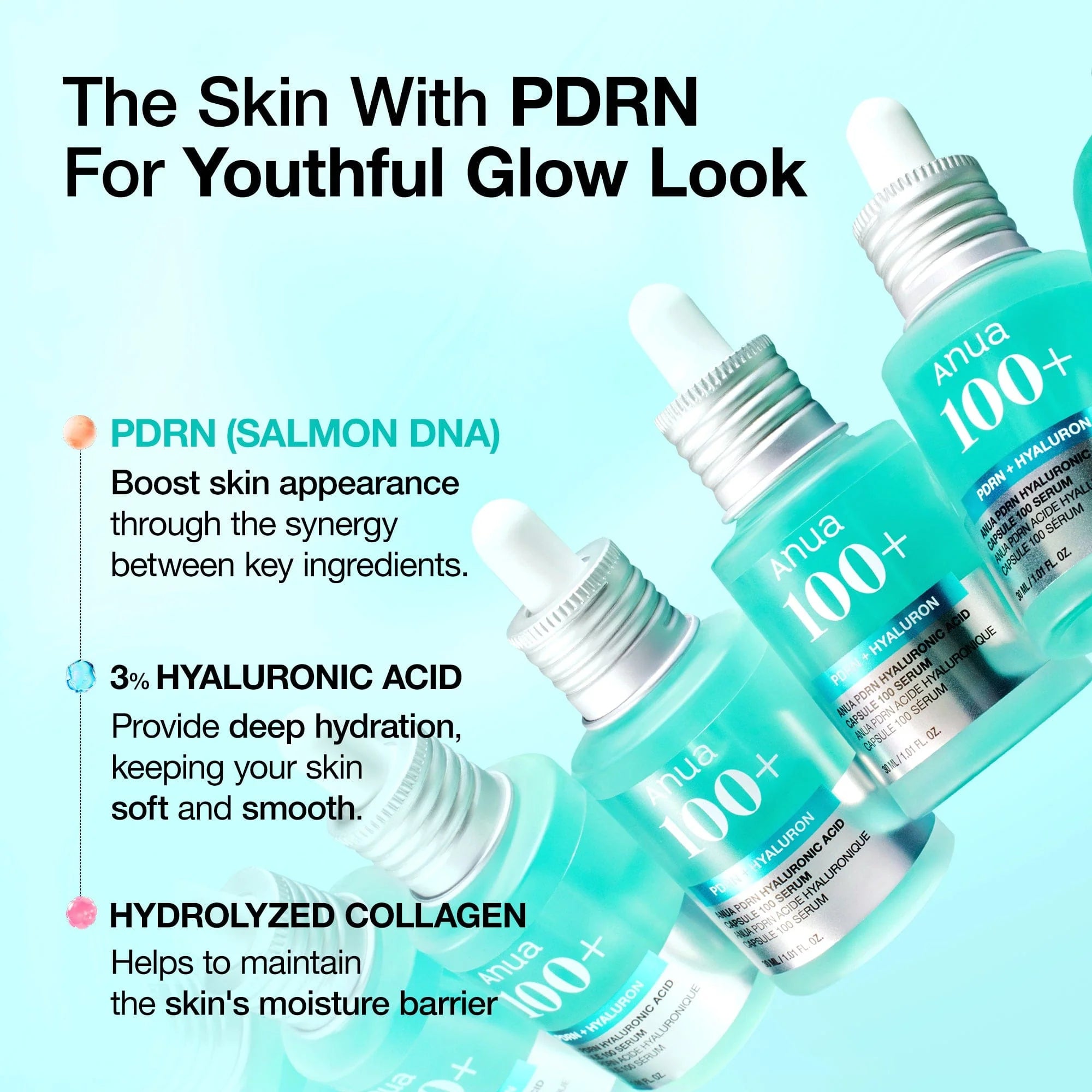 ANUA PDRN + Hyaluronic Acid Capsule 100 Serum 30ml