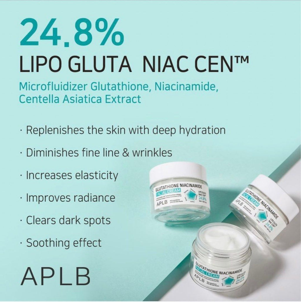 APLB 韓國 穀胱甘肽 煙酰胺維他命B3 水潤保濕乳霜 55ml