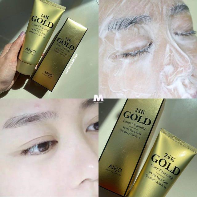 ANJO Professional 24K Gold Foam Cleansing 100ml