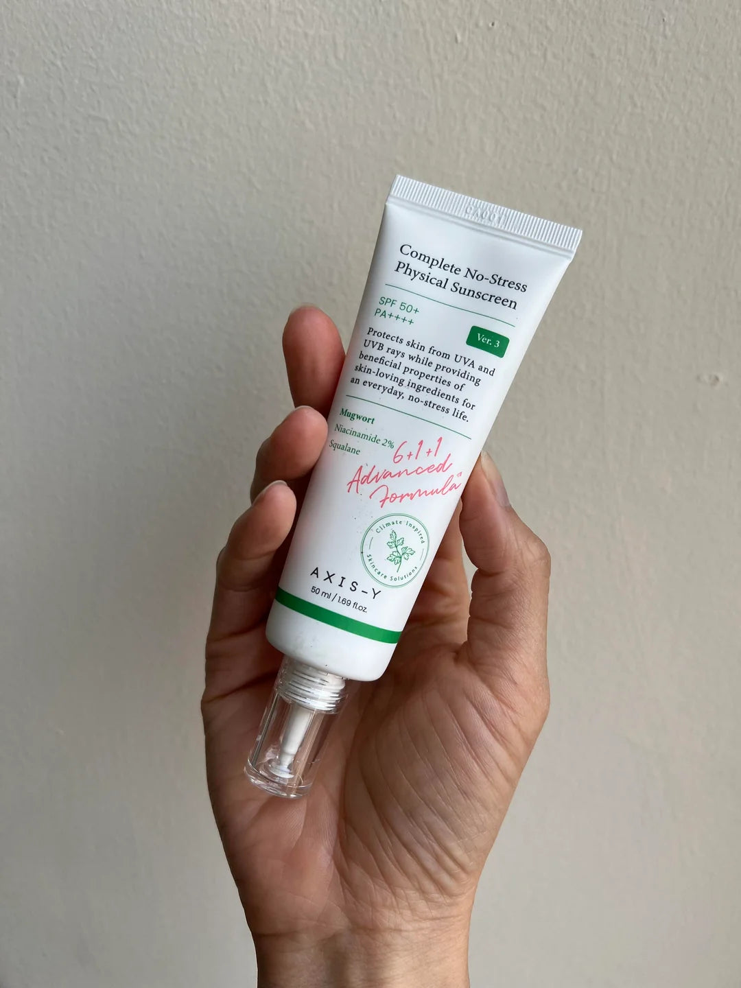 AXIS-Y Complete No-Stress Physical Sunscreen SPF 50+ PA++++ 50ml