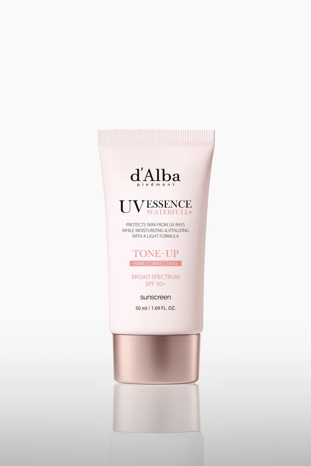 D'Alba UV Essence Waterfull Tone-up Sun Cream (PINK) SPF50+ PA++++ 50ml