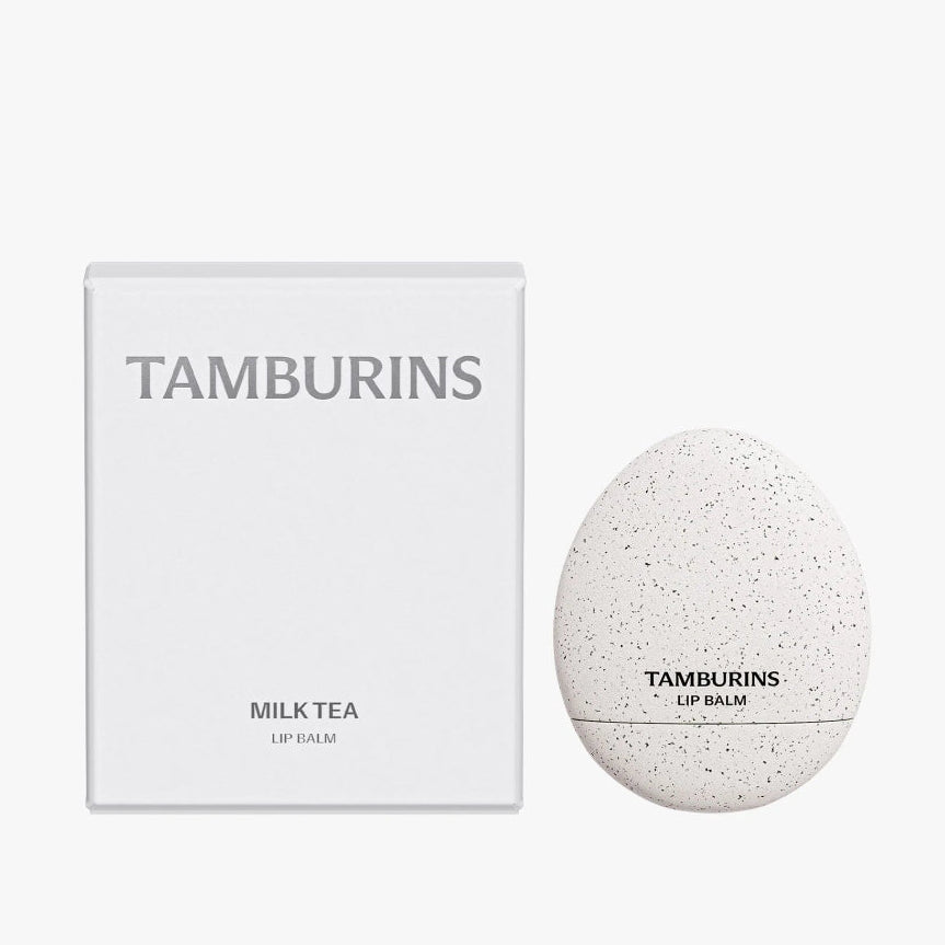 Tamburins Milk Tea Egg Lip Balm (Bergamot & Delicate Black Tea & Coconut) 5g