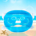 Revitalizing Ice Face Mask: Reusable Hot & Cold Compress for Puffiness, Dark Circles & Migraine Relief