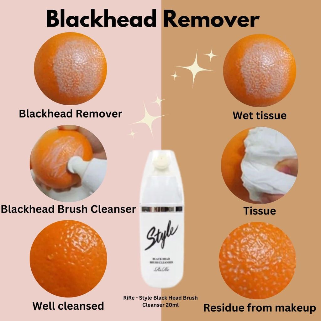 RIRE Style Blackhead Brush Cleanser (With Built-In Silicone Massager) 20ml