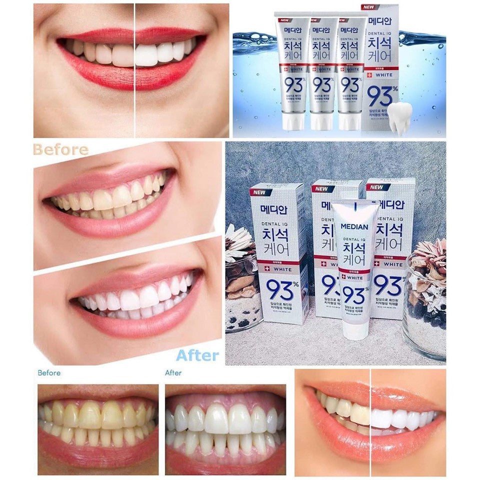 Median 93% Advanced Dental Toothpaste 120g x 3ea