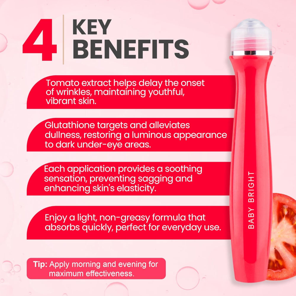 Baby Bright 泰國 番茄紅素&穀胱甘肽 抗氧滾珠眼部精華 (美白) 15ml