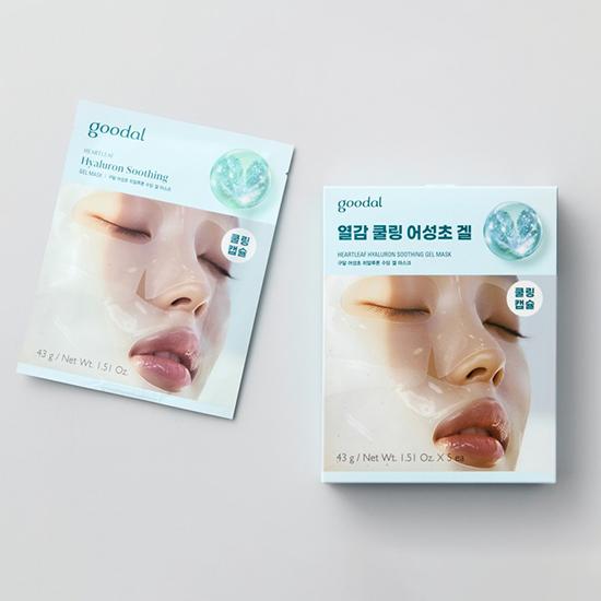 Goodal 韓國 魚腥草玻尿酸舒緩凝膠面膜 43g x 5片