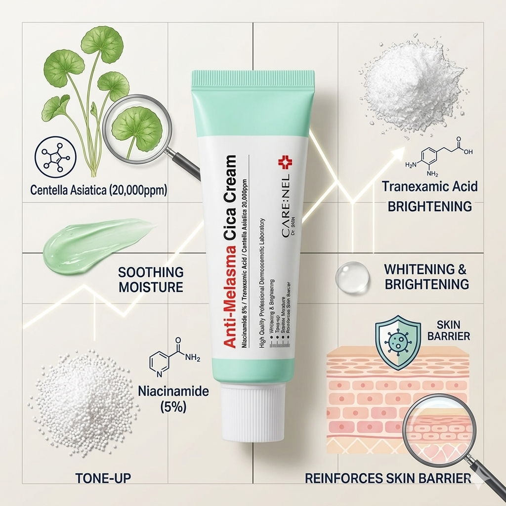 Care:Nel 5% Niacinamide Anti-Melasma Cica Cream 40ml