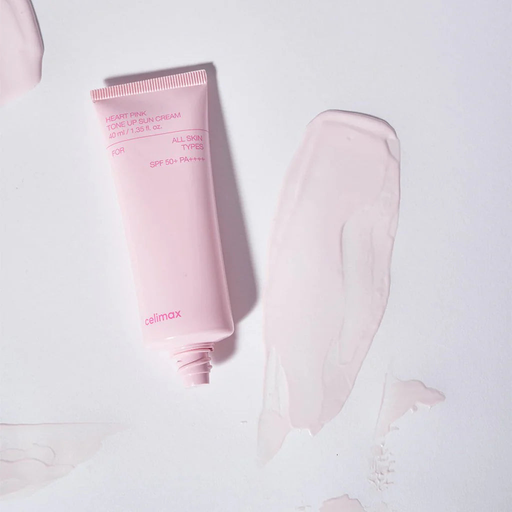 Celimax Heart Pink Tone Up Sun Cream For All Skin Type SPF50+ PA++++ 40ml