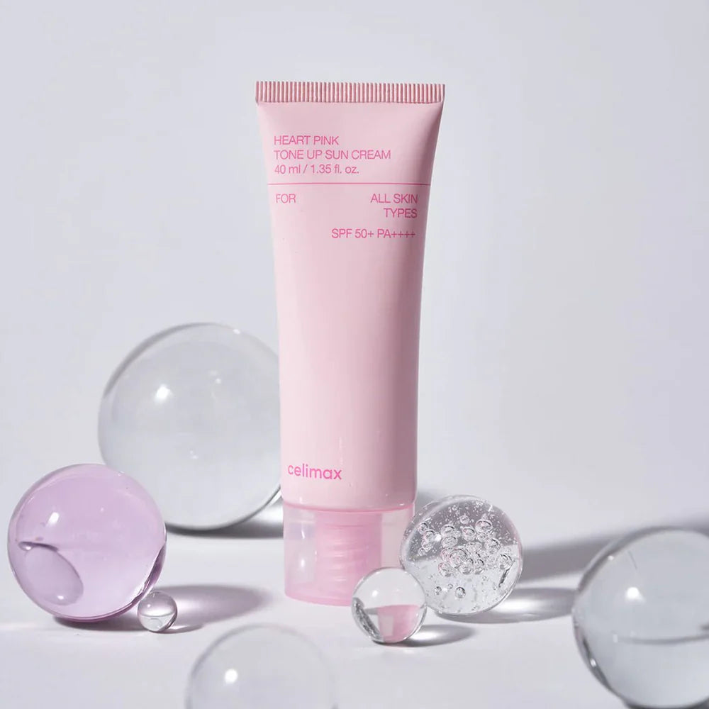 Celimax Heart Pink Tone Up Sun Cream For All Skin Type SPF50+ PA++++ 40ml