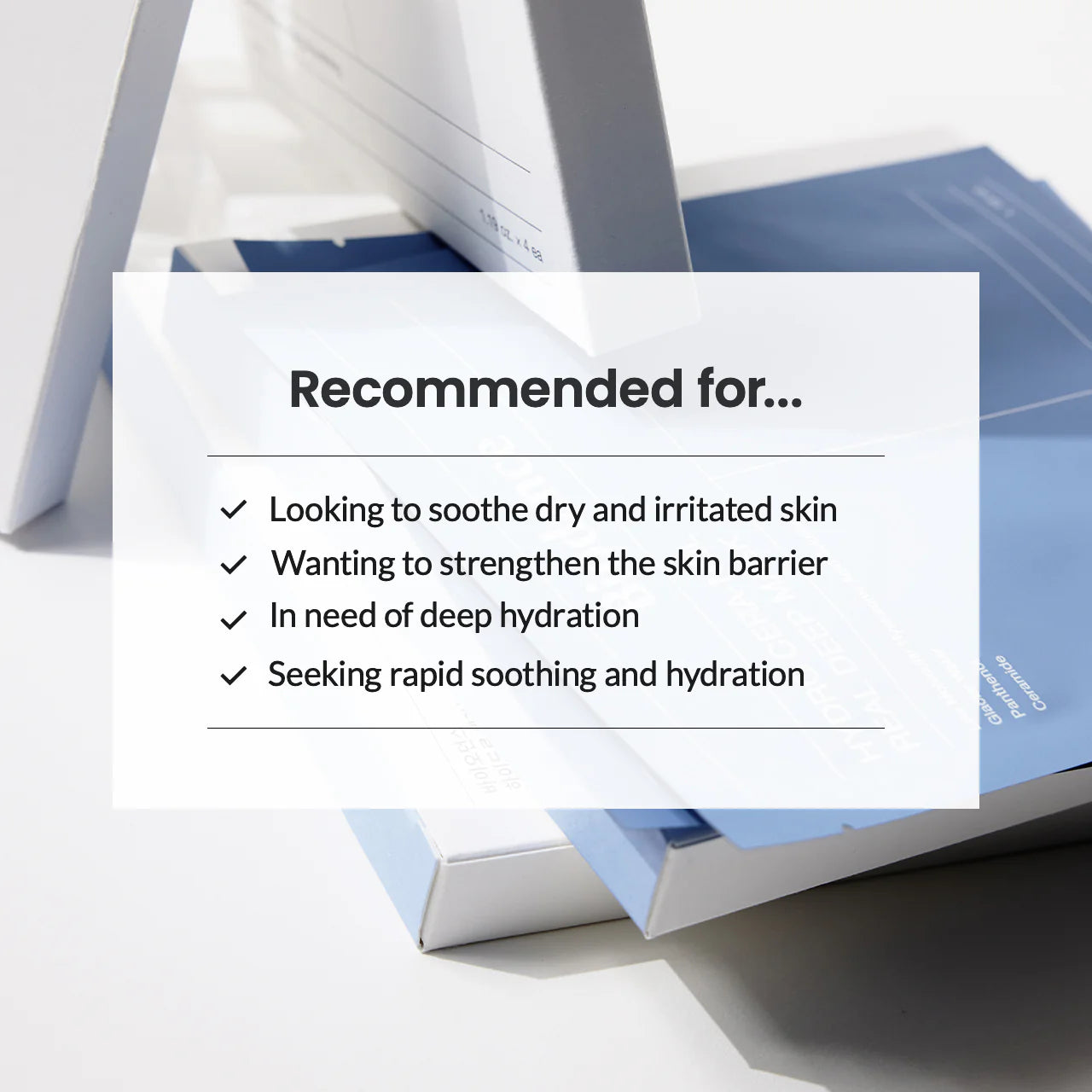 BIODANCE Hydro Cera-nol Real Deep Hydrogel Mask 34g x 4ea