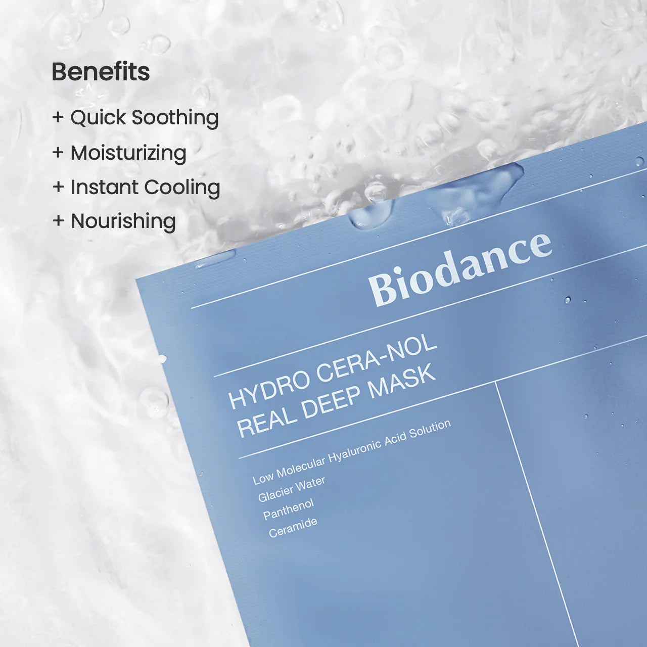 Biodance Hydro Cera-nol Real Deep Mask (Hydration & Soothing) 34g x 4
