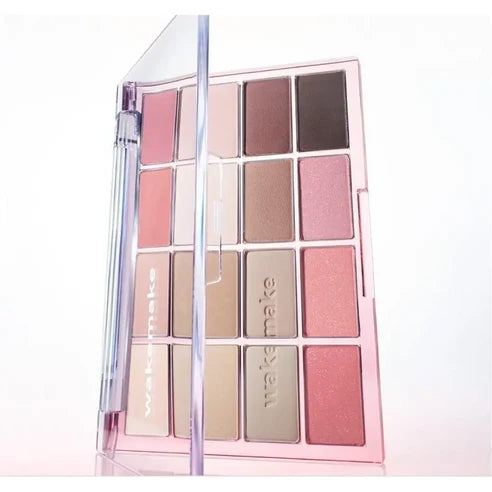 Wakemake Soft Blurring Eye Palette With 16 Colors (#04 Lavender Blurring) 14g