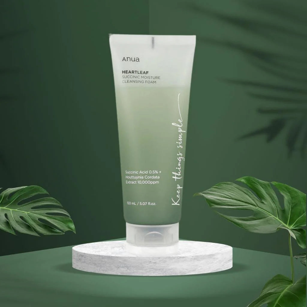 ANUA Heartleaf Succinic Moisture Cleansing Foam 150ml