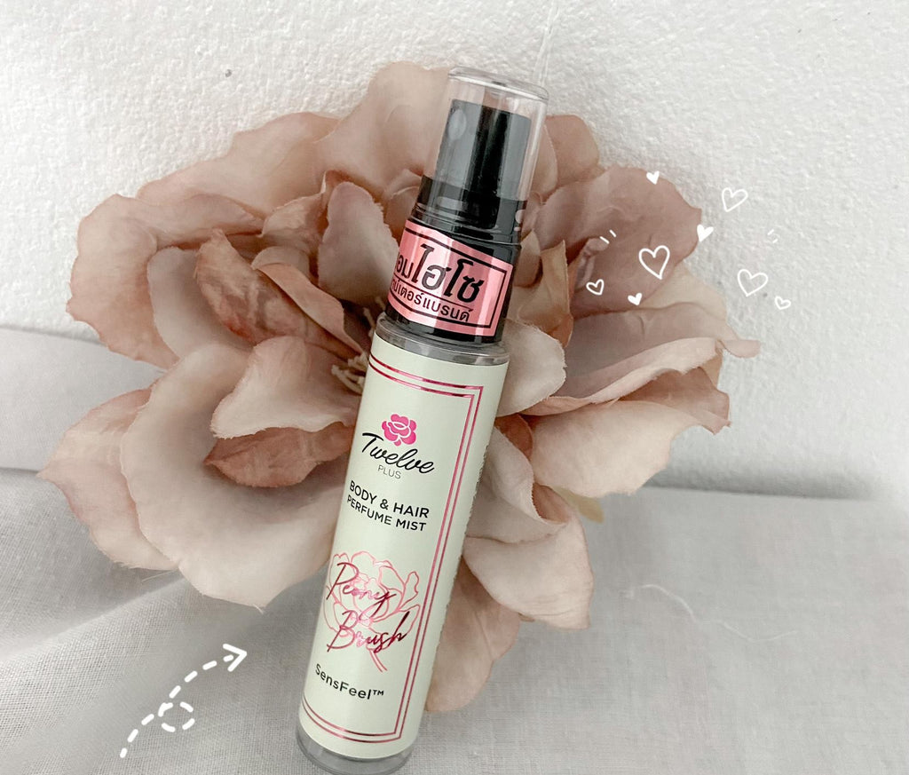Twelve Plus Peony Brush Mist Body Hair Perfume 25ml