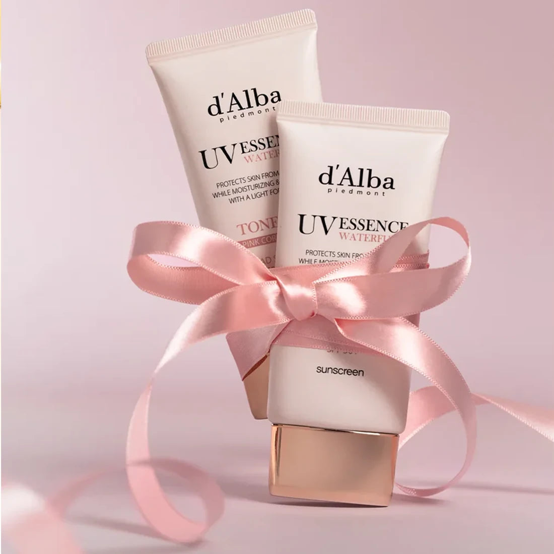 D'Alba UV Essence Waterfull Tone-up Sun Cream (PINK) SPF50+ PA++++ 50ml