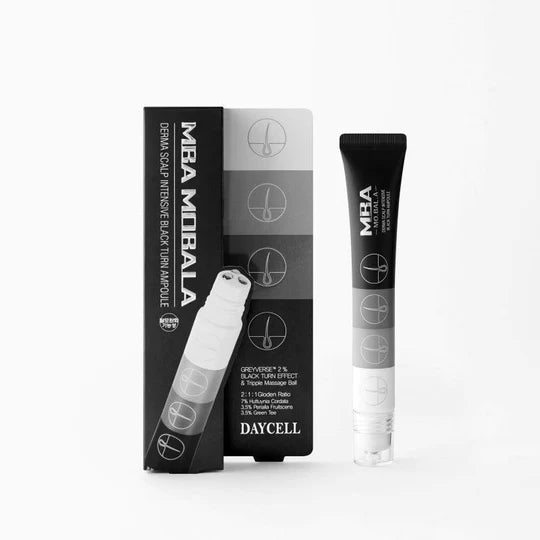 【Special Set】Daycell MBA MoBalA Derma Scalp Hair Shampoo 230ml + DAYCELL MBA Derma Scalp Intensive Black Turn Ampoule 20ml