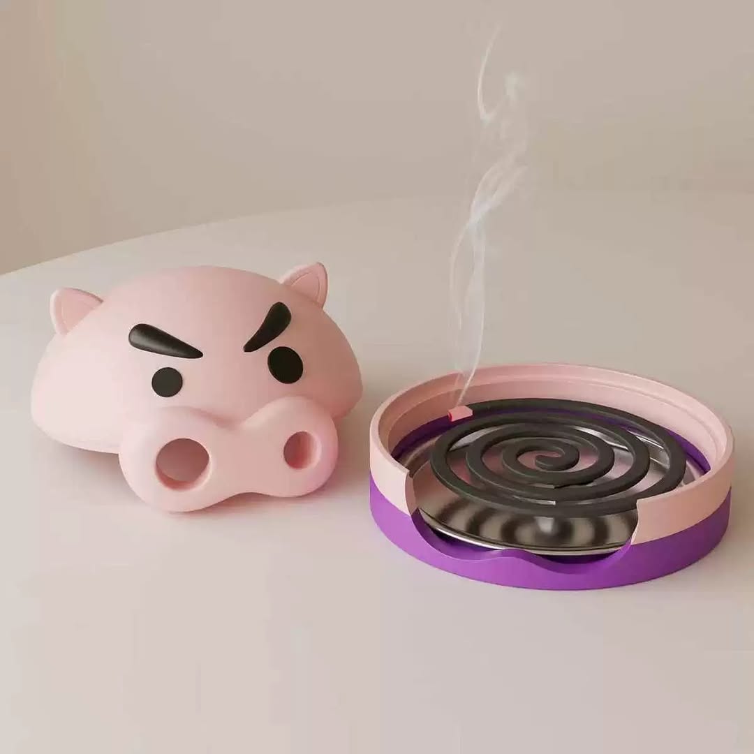 Crayon Shin Chan Buriburizaemon Mosquito Repellent Cover 1ea