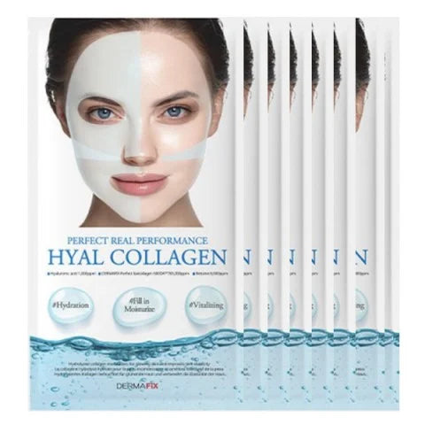 DERMAFiX Collagen + HA Perfect Real Performance Hyal Mask 8ea