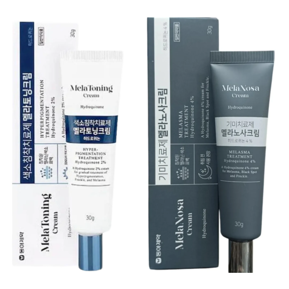 Dong-A Pharm Professional Melanin-Defense & Dark Spot Eraser Duo (Melasma Cream 30g &  MelaToning Cream 30g)