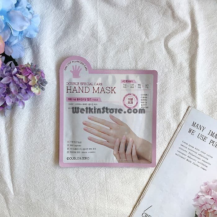 DOUBLE & ZERO Hydrolyzed Collagen Double Repair Nourishing Hand Mask 5pairs