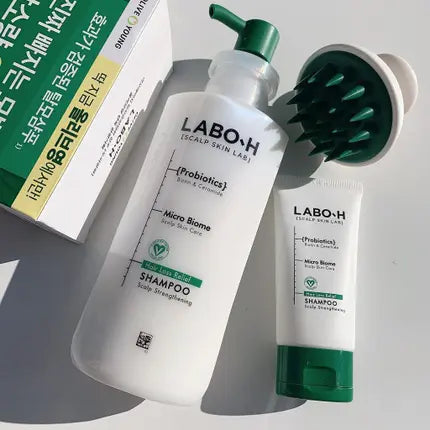 LABO-H 韓國 頭皮強化防脫發益生菌洗髮水 333ml+ 50ml