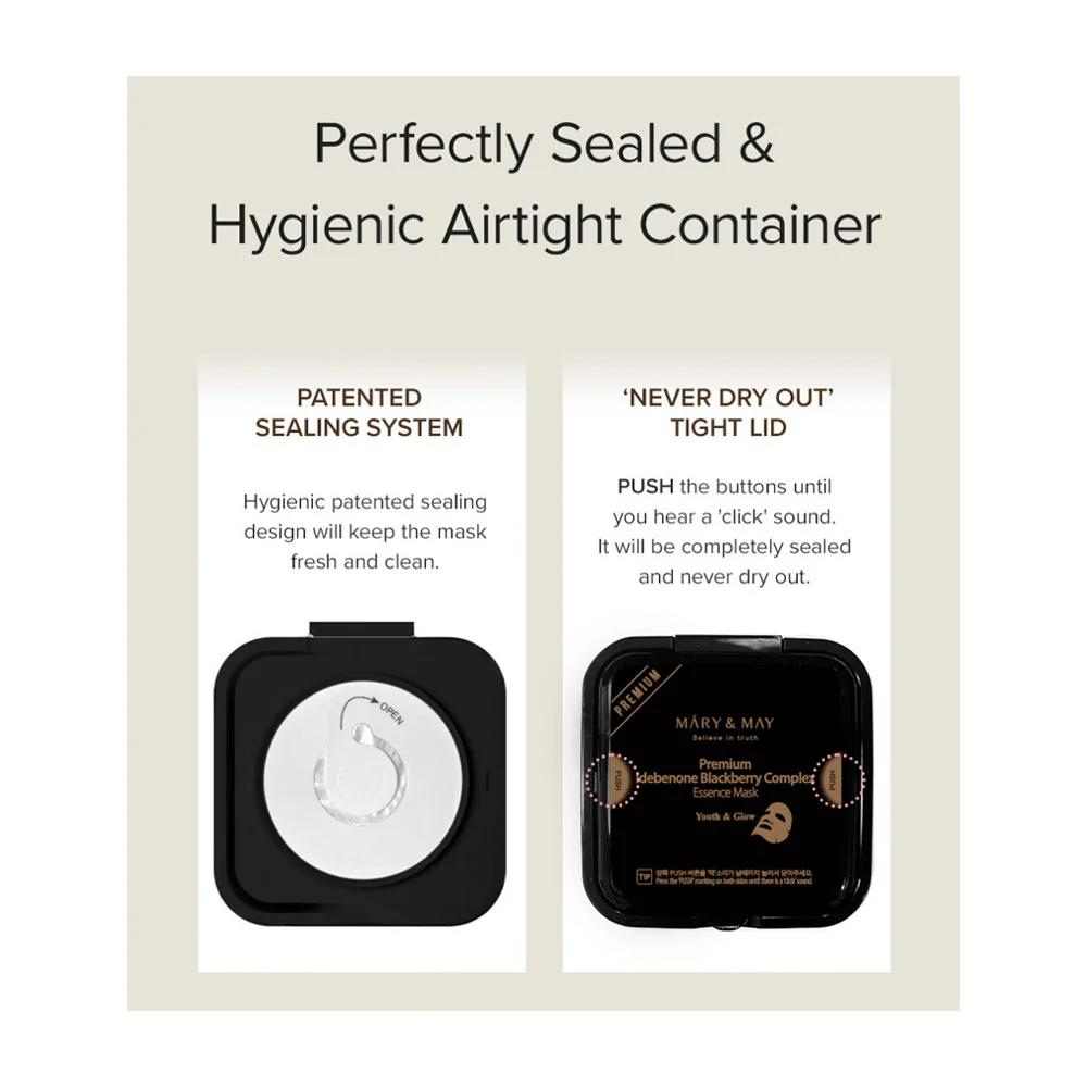 MARY & MAY 韓國 純素藍莓複合物精華液面膜 20片/250g