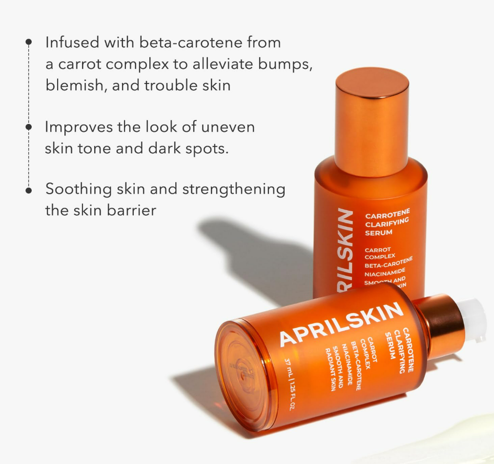 APRIL SKIN Carrotene Moisturizing & Soothing Clarifying Serum 37ml